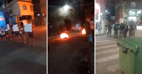 Manifestação em Vila Velha termina com detidos após morte de jovem