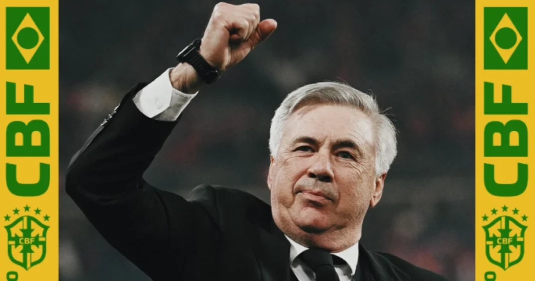 Carlo Ancelotti assume a técnica da Seleção Brasileira