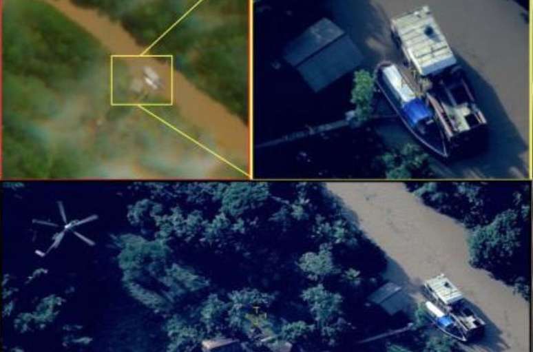 Imagens de satélite e cruzamento de dados ajudam a FAB a localizar embarcação