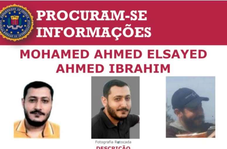 Página do FBI colocou na lista de procurados o egípcio Mohamed Ahmed Elsayed Ahmed Ibrahim, residente no Brasil, por suposto vínculo com a Al-Qaeda