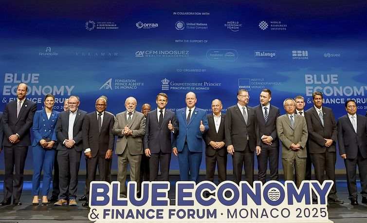 Mônaco, 08/06/2025 - Presidente da República, Luiz Inácio Lula da Silva, durante sessão de Encerramento do Fórum de Economia e Finanças Azuis. Foto: Ricardo Stuckert/PR