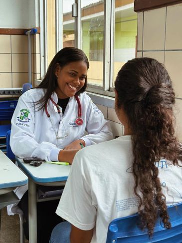 Brasília (DF), 03/06/2025 - Beneficiada pelo oviemnto Amplia. Rafaela da Silva Souza, 24 anos, estudante de medicina na Universidade Federal da Bahia. Moradora de Salvador. Foto: Rafaela da Silva Souza/Arquivo pessoal