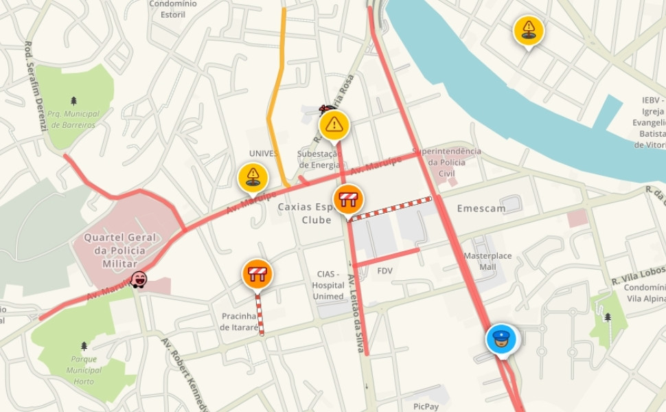 O garupa da motocicleta foi atropelado por um caminhão não identificado