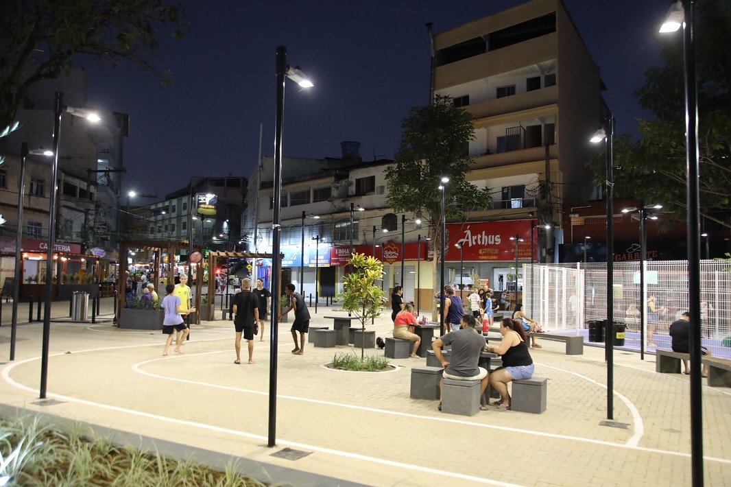 Praça de Vila Palestina, em Cariacica.