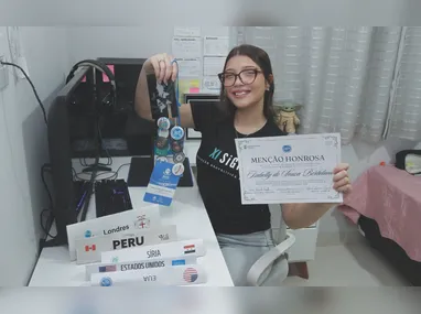 Imagem ilustrativa da imagem Aluna de Cariacica em simulação da ONU